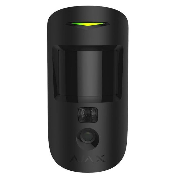 Датчик руху з покращеною фотофіксацією Ajax HDR MotionCam, Jeweller, бездротовий, чорний