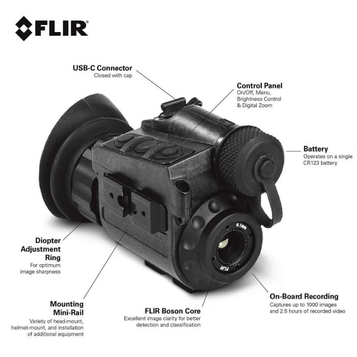 Тепломонокуляр Flir Breach PTQ136 320 x 256 (PTQ136 320 x 256)