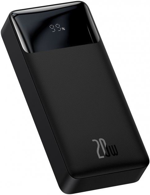 Батарея універсальна Baseus Bipow Digital Display 20W 20000 mAh Black (PPDML-M01)