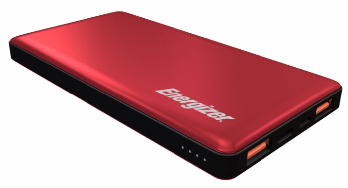 Батарея універсальна Energizer 10000 mAh, Li-pol, QC 2.0, Type-C*1, USB*2, Type-C PD (red) (c)