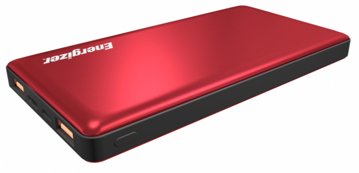 Батарея універсальна Energizer 10000 mAh, Li-pol, QC 2.0, Type-C*1, USB*2, Type-C PD (red) (c)