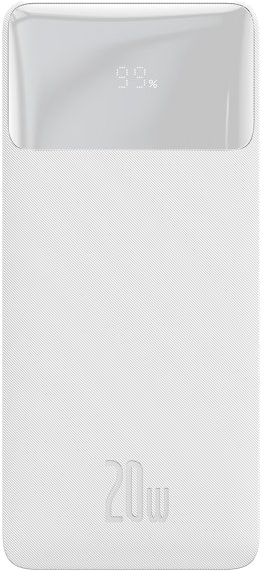Батарея універсальна Baseus Bipow Digital Display 20W 30000mAh White (PPDML-N02)