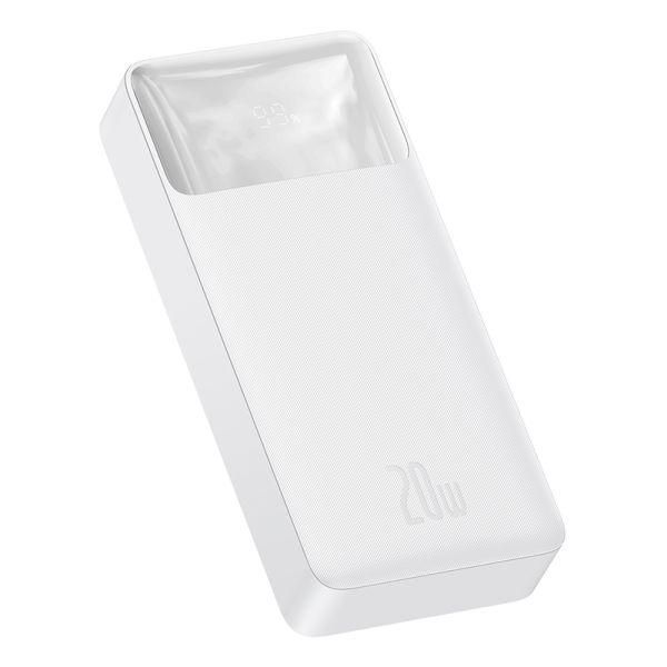 Батарея універсальна Baseus Bipow Digital Display Powerbank 20000mAh 20W White (PPDML-M02)
