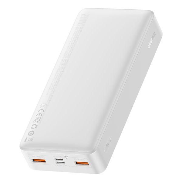 Батарея універсальна Baseus Bipow Digital Display Powerbank 20000mAh 20W White (PPDML-M02)