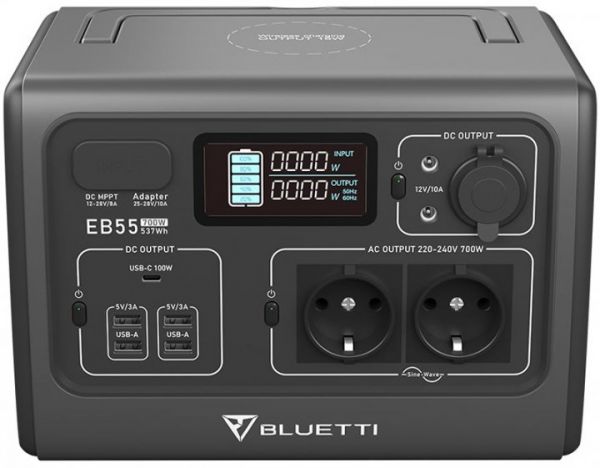 Зарядна станція BLUETTI EB55 Portable Power Station 537Wh