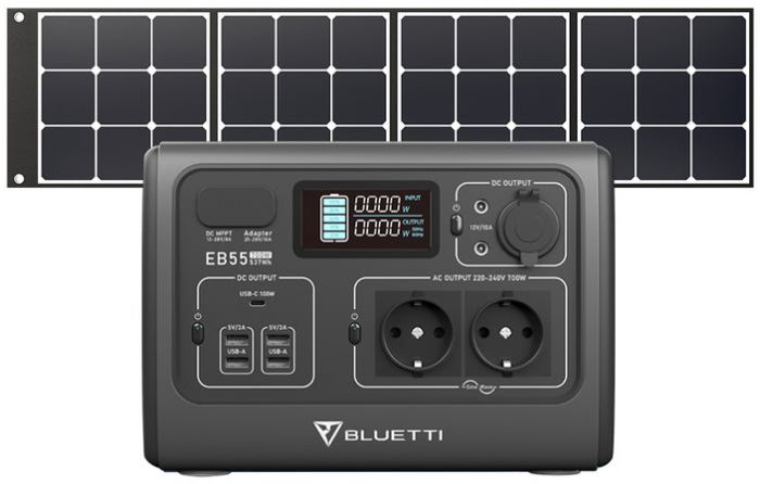 Зарядна станція BLUETTI EB55 Portable Power Station 537Wh