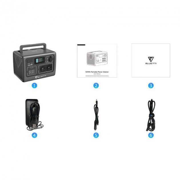 Зарядна станція BLUETTI EB55 Portable Power Station 537Wh