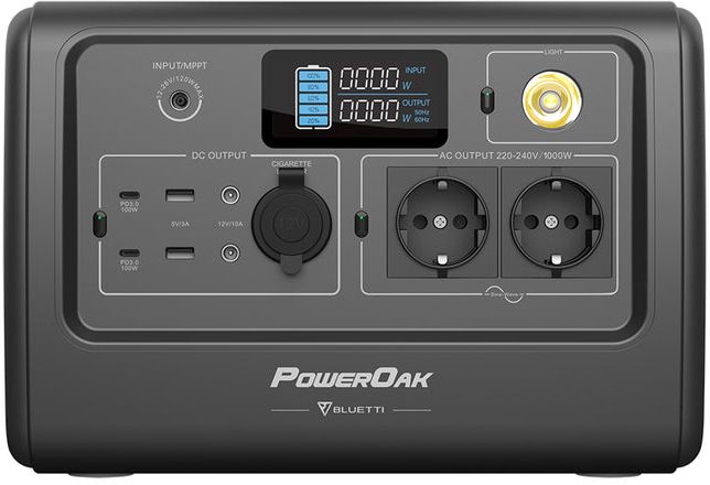 Зарядна станція Bluetti PowerOak EB70 Portable Power Station 1000W 716Wh