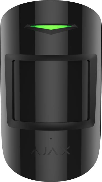 Комбінований датчик руху і розбиття скла Ajax CombiProtect black (7367)
