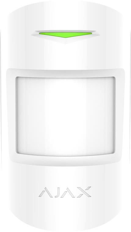 Комбінований датчик руху і розбиття скла Ajax CombiProtect White (7185)
