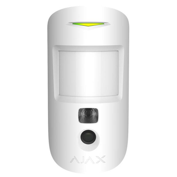 Датчик руху з фотокамерою для верифікації тривог Ajax MotionCam White