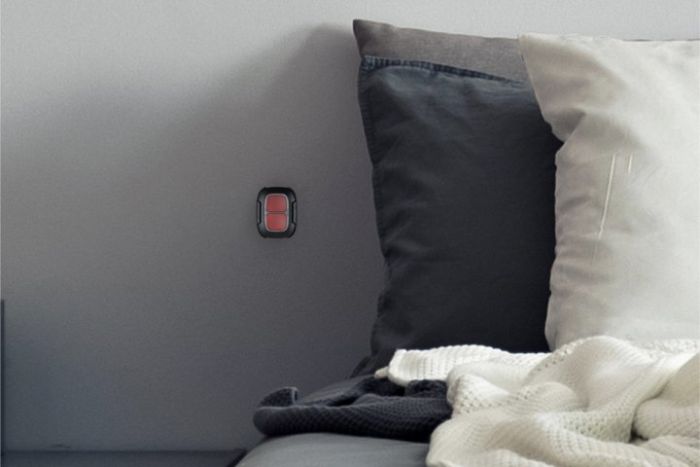 Тримач для фіксації тривожної кнопки Ajax Button Double Button Holder, чорний (000020421)