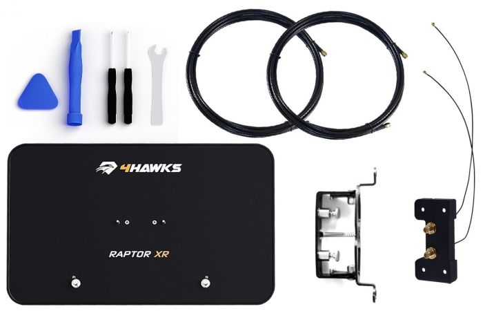 Направлена антена 4Hawks Raptor XR Antenna для дрона DJI Mavic 3 (RC-N1), 2х10м кабель (A133X-10M)