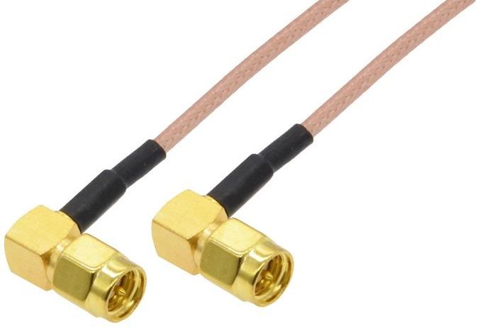 Антенний кабель 4Hawks RP-SMA to RP-SMA cable, R/A, black, H155, 5м, 1 шт (C1-B-5)