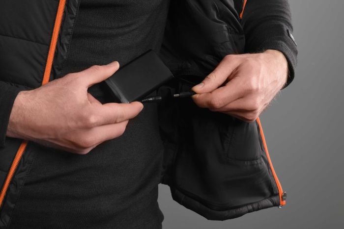 Жилет з підігрівом 2E Heat Power Plus Black з капюшоном