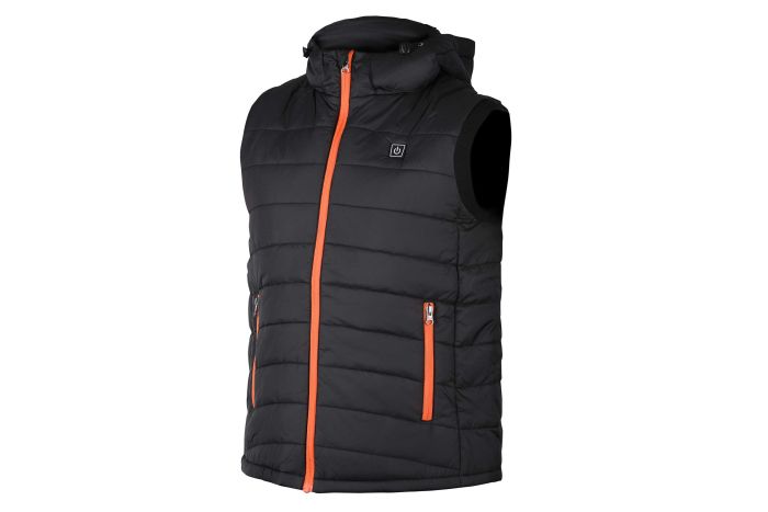 Жилет з підігрівом 2E Heat Power Plus Black з капюшоном