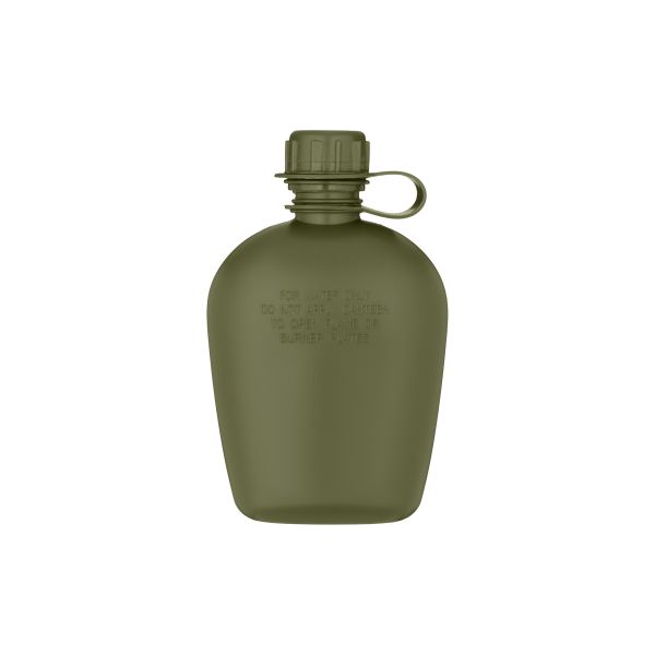 Фляга тактична у чохлі 2E Flask WB01, 1л, з кружкою для їжі, олива (2E-TACFWB01-ODGN)