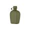 Фляга тактична у чохлі 2E Flask WB01, 1л, з кружкою для їжі, олива (2E-TACFWB01-ODGN)