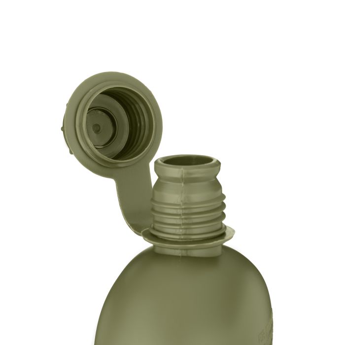 Фляга тактична у чохлі 2E Flask WB01, 1л, з кружкою для їжі, олива (2E-TACFWB01-ODGN)
