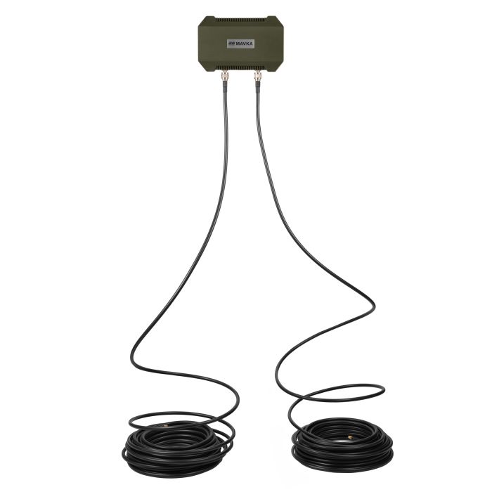 Антена активна 2E MAVKA GREEN, 2.4/5.2/5.8GHz, 10Вт, N-Type, для DJI/Autel(V2)/FPV цифра