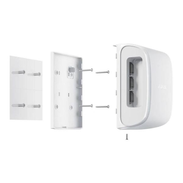 Кріплення Smartbracket для Ajax DualCurtain Outdoor, білий (000025128)