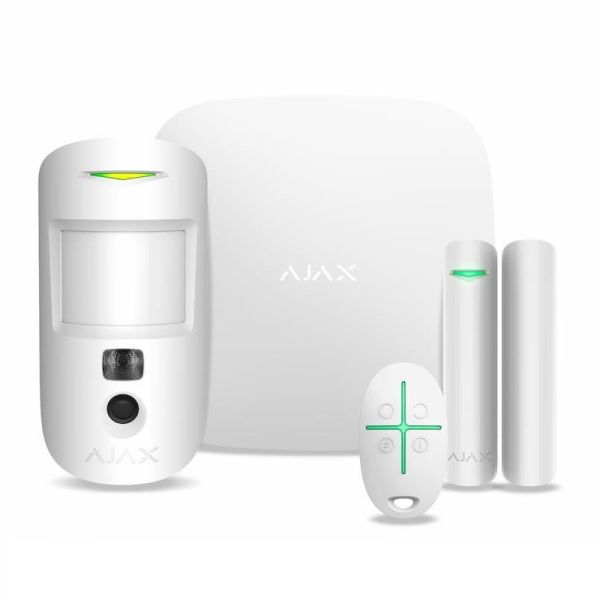Комплект охоронної сигналізації Ajax HDR StarterKit Cam white (000052841)