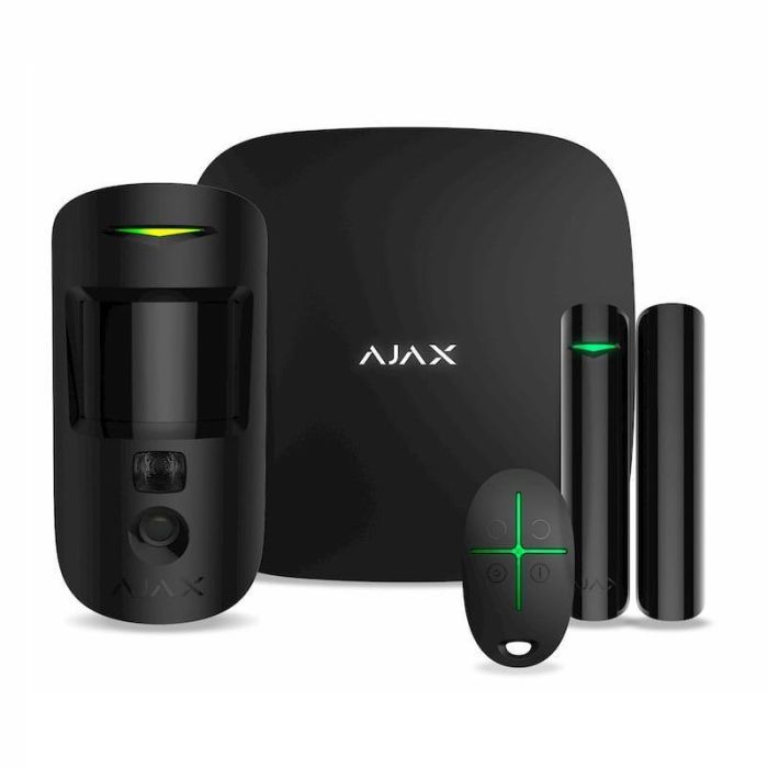 Комплект охоронної сигналізації Ajax HDR StarterKit Cam Plus, hub 2 plus white (000052843)