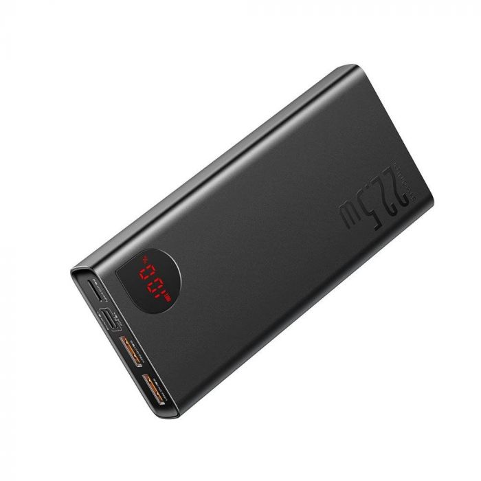 Батарея універсальна Baseus Adaman Metal Digital Display 22.5W 20000mAh black (PPAD000101)