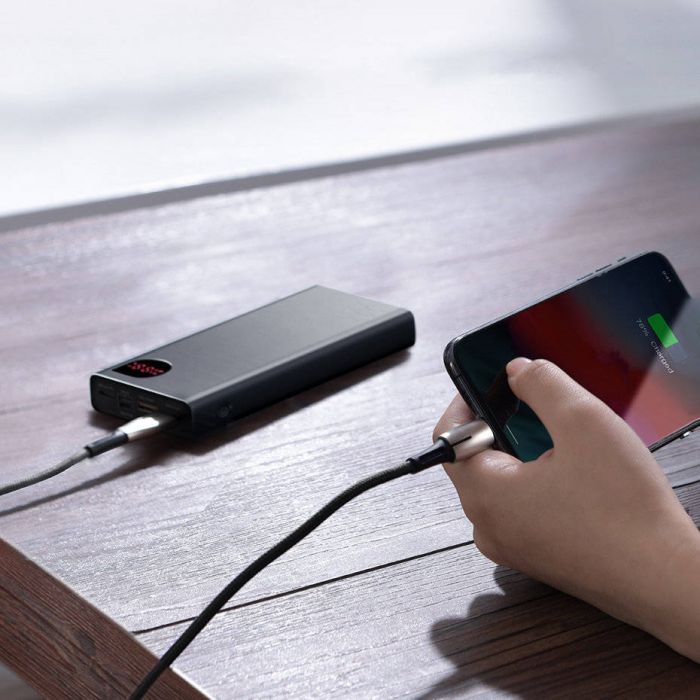 Батарея універсальна Baseus Adaman Metal Digital Display 22.5W 20000mAh black (PPAD000101)
