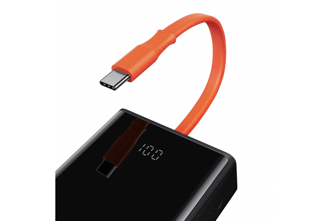 Батарея універсальна  Baseus Elf Digital Display 65W 20000mAh - Black (PPJL000001)