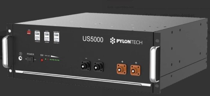 Літієва акумуляторна батарея Pylontech US5000 48В 100 А●год 100А