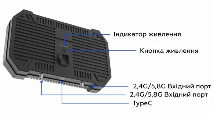 Підсилювач сигналу ACASOM ROC-4 2.4G/5.8G 10Вт (acasom-roc4)