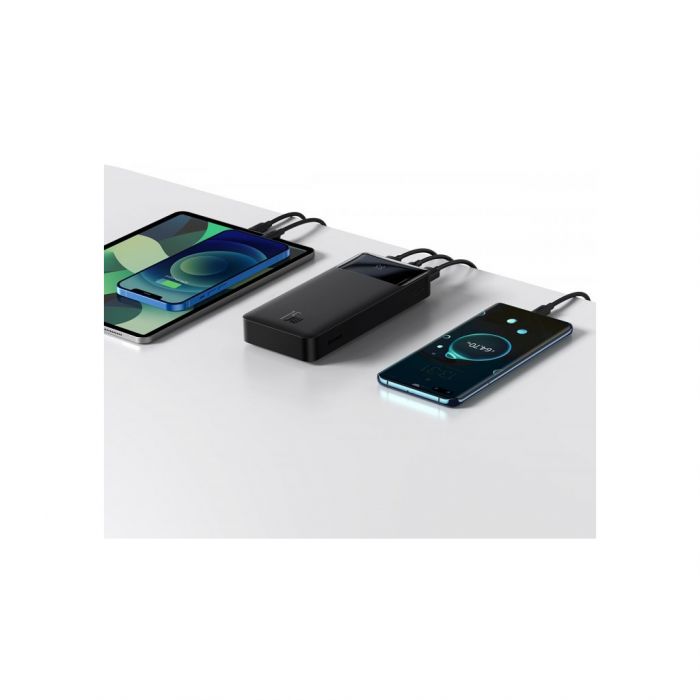 Батарея універсальна Baseus Bipow Digital Display 15W 30000mAh Black (PPDML-K01)