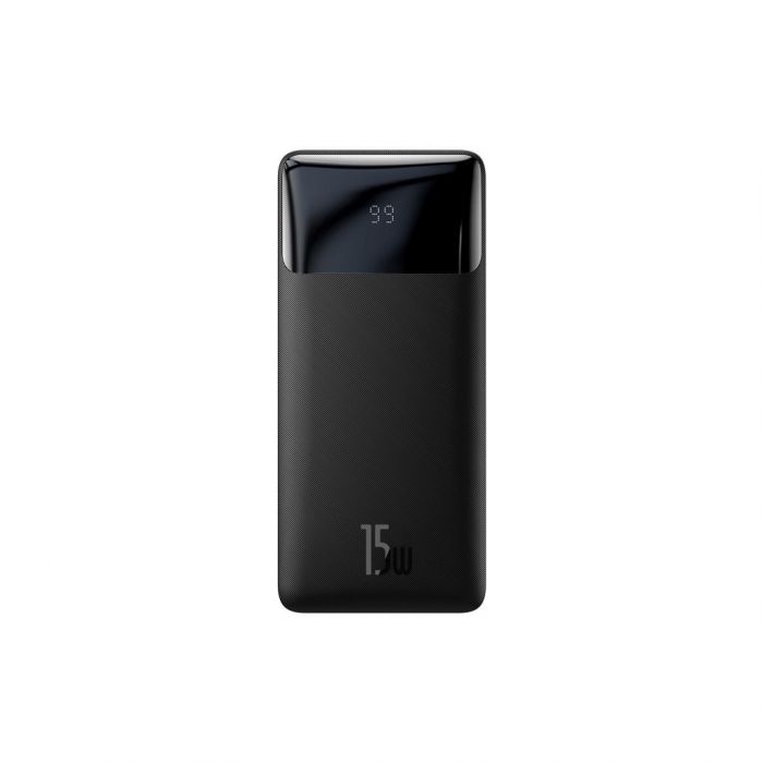 Батарея універсальна Baseus Bipow Digital Display 15W 30000mAh Black (PPDML-K01)