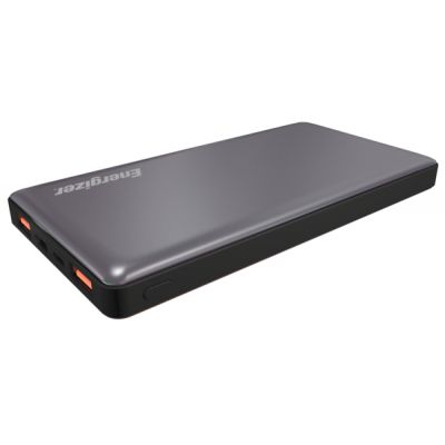 Батарея універсальна  Energizer 10000 mAh, Li-pol, QC 2.0, Type-C*1, USB*2, Type-C PD (grey) (UE10015PQ_grey)
