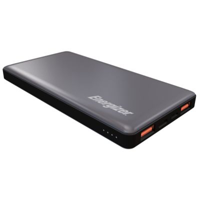 Батарея універсальна  Energizer 10000 mAh, Li-pol, QC 2.0, Type-C*1, USB*2, Type-C PD (grey) (UE10015PQ_grey)